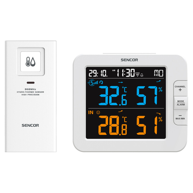 Sencor SWS 8600 SH Hygro Station With Wireless Sensor