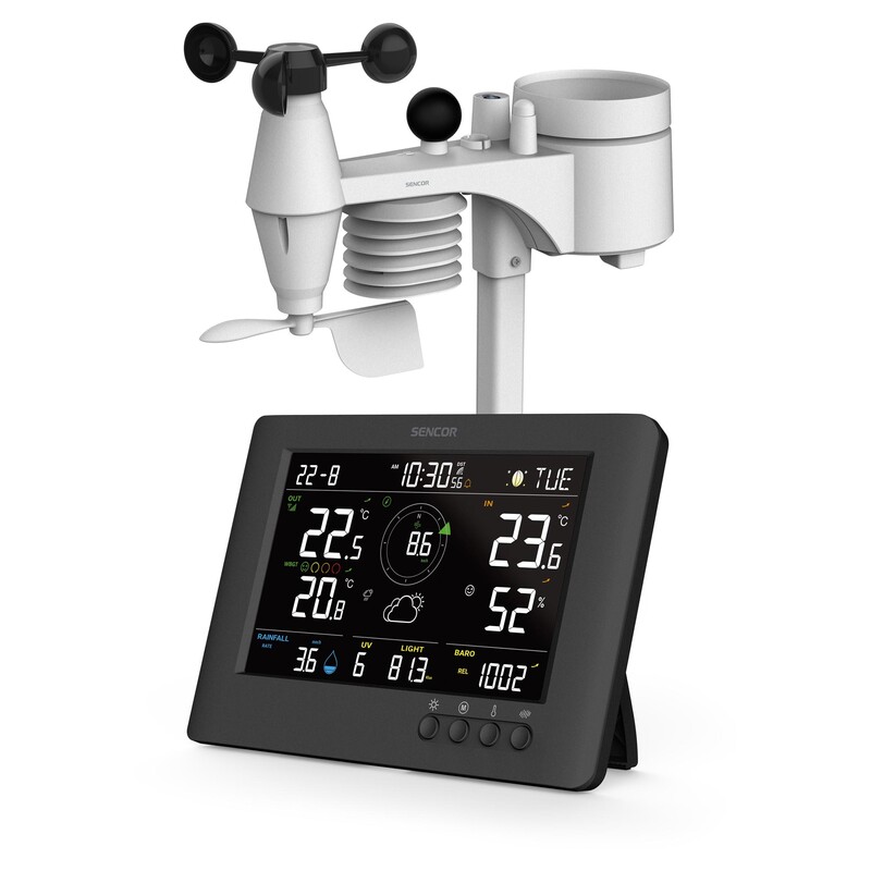 Sencor SWS 9500 Professional WBGT Weather Station With Wireless 8-in-1 Sensor