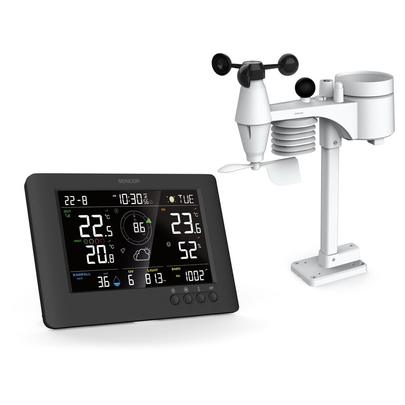 Sencor SWS 9500 Professional WBGT Weather Station With Wireless 8-in-1 Sensor