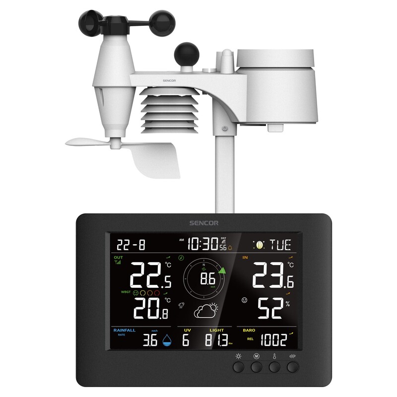 sencor SWS 9500 Professional WBGT Weather Station With Wireless 8-in-1 Sensor