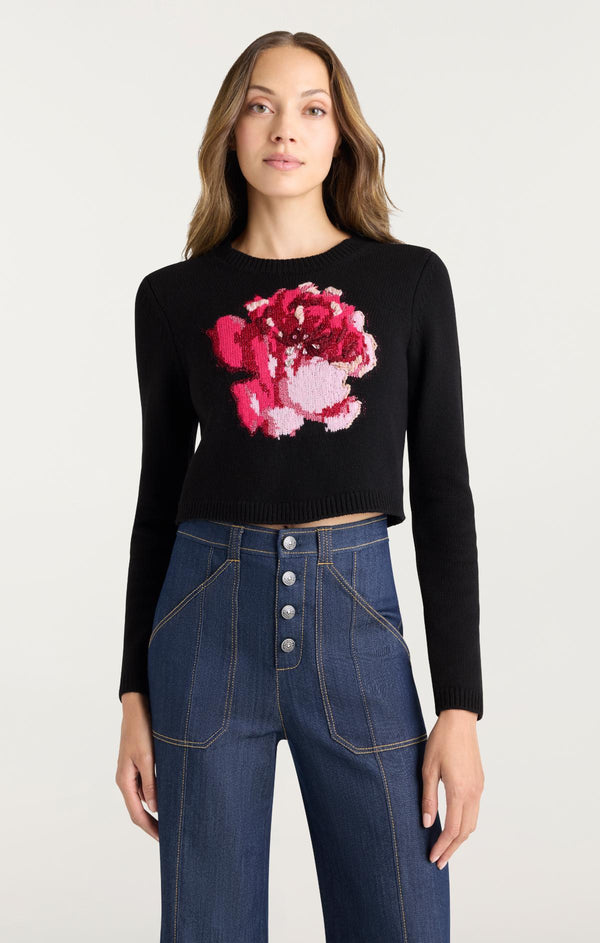 Sept Cinq Heritage Rose Issa Pullover Sweater Knits