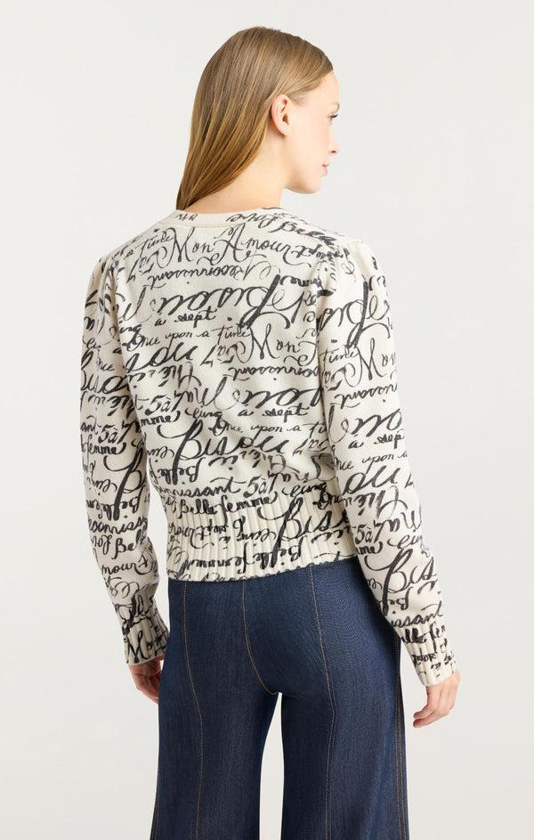 Sept Cinq Love Journal Morgan Cardigan Sweater Knits