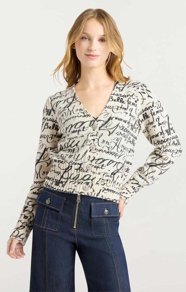 Sept Cinq Love Journal Morgan Cardigan Sweater Knits