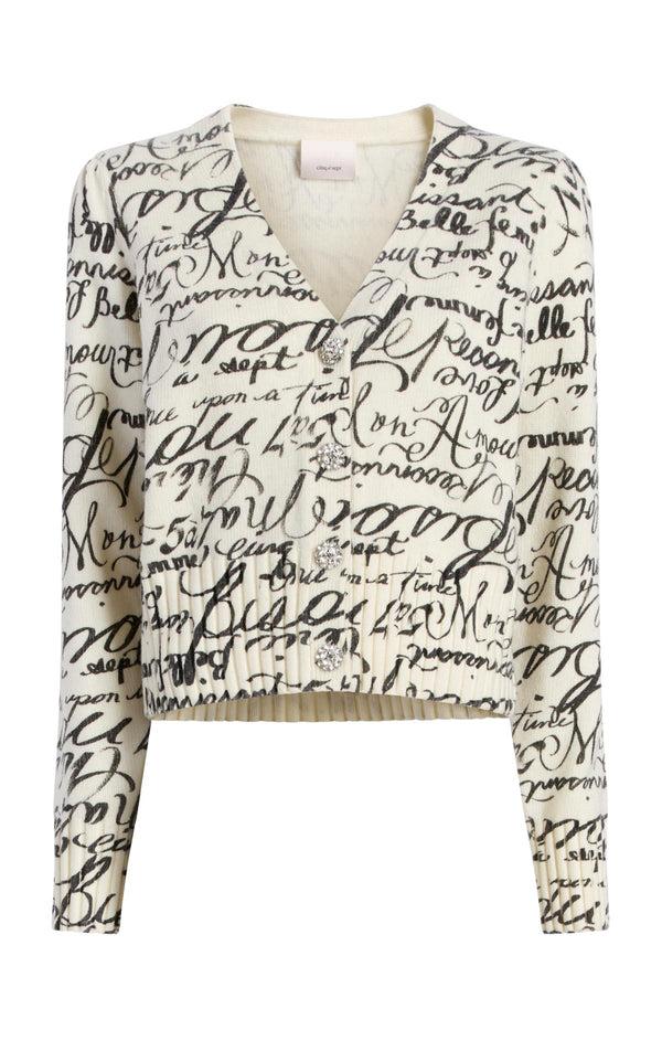 sept cinq Love Journal Morgan Cardigan Sweater Knits