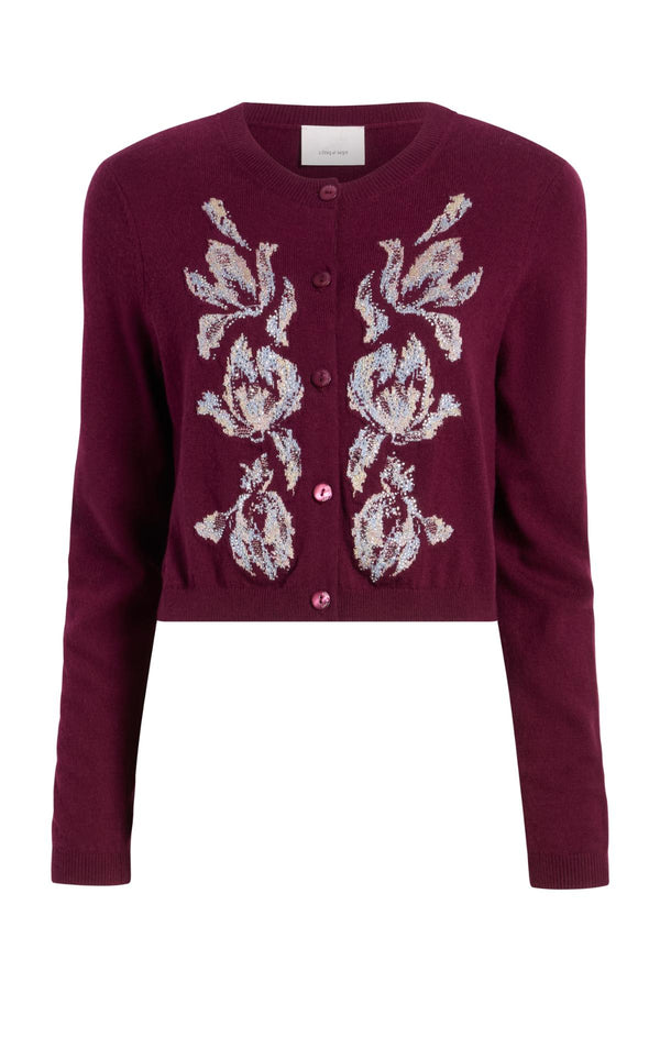 sept cinq Multi Tulip Isolde Cardigan Sweater Knits