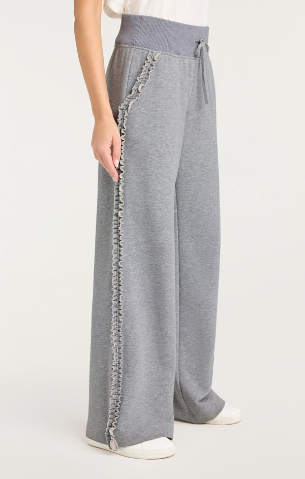 Sept Cinq Ruffle Rhinestone Heather Maddie Pant Pants