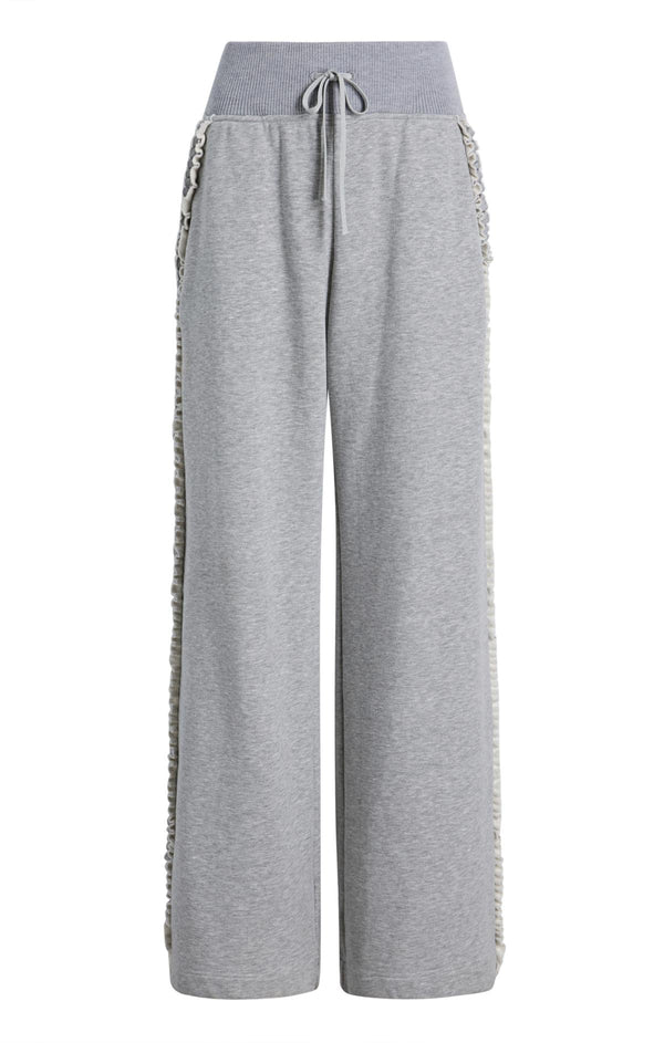 sept cinq Ruffle Rhinestone Heather Maddie Pant Pants