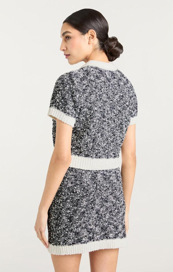 Sept Cinq Adalee Cropped Cardigan Sweater Knits