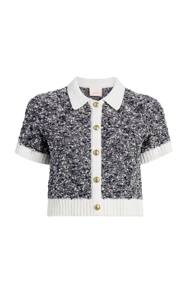 sept cinq Adalee Cropped Cardigan Sweater Knits