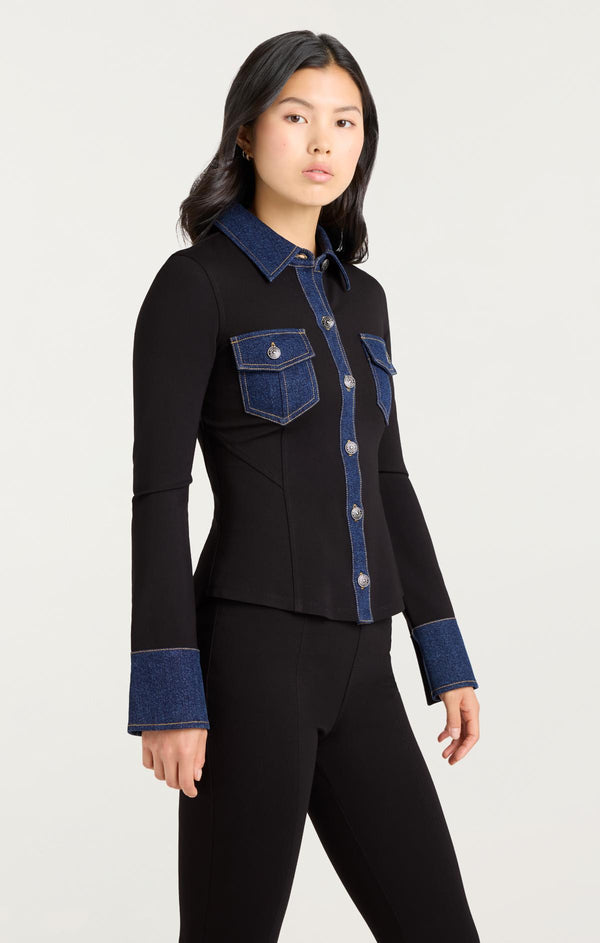 Sept Cinq Aliza Top Woven Tops