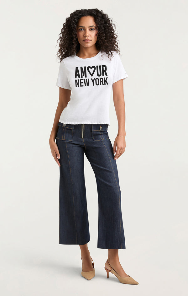 Sept Cinq Amour Heart Tee Knit Top