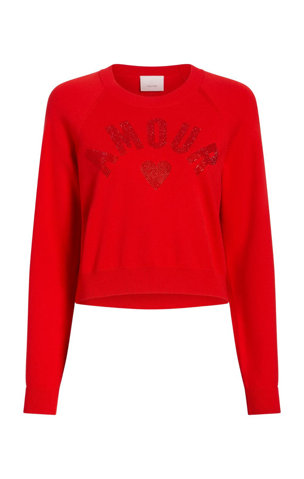 sept cinq Amour Heatset Pullover Sweater Knits