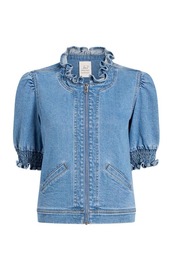 sept cinq Anabella Jean Jacket Jacket