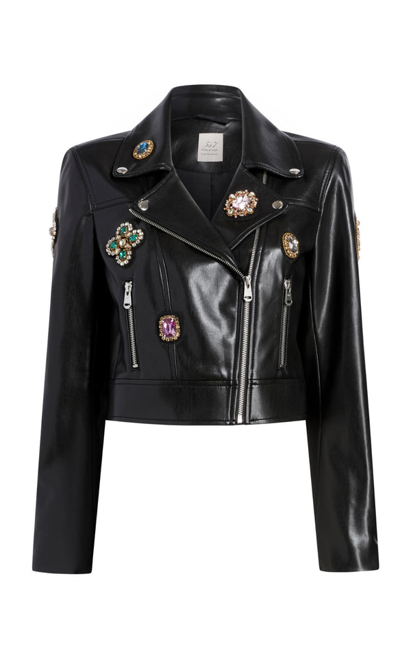 sept cinq Baroque Patches Genevieve Jacket