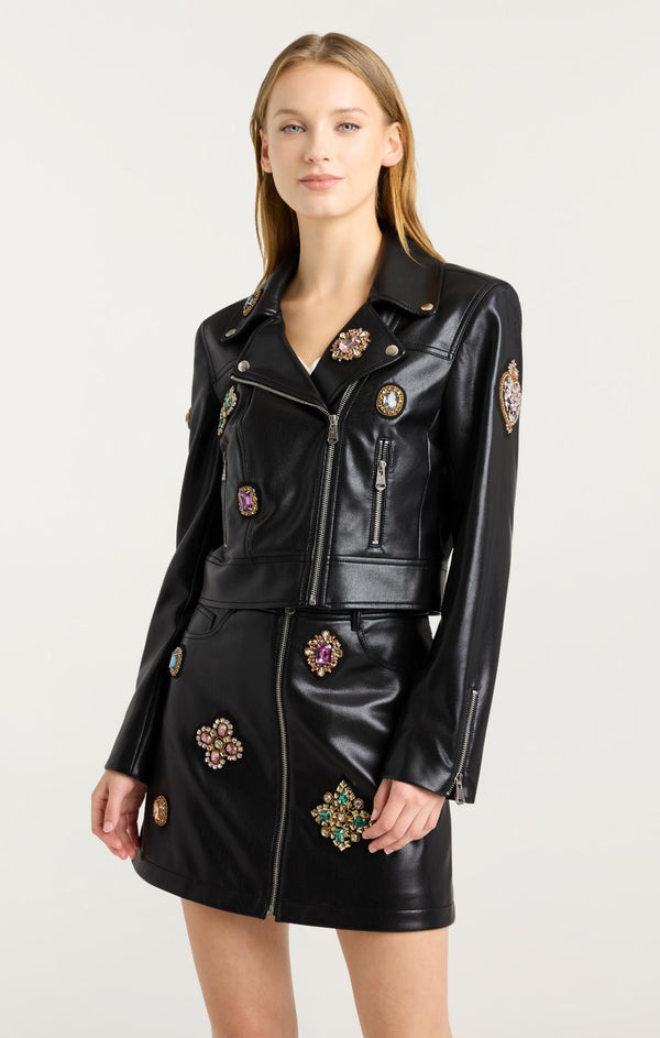 Sept Cinq Baroque Patches Genevieve Jacket