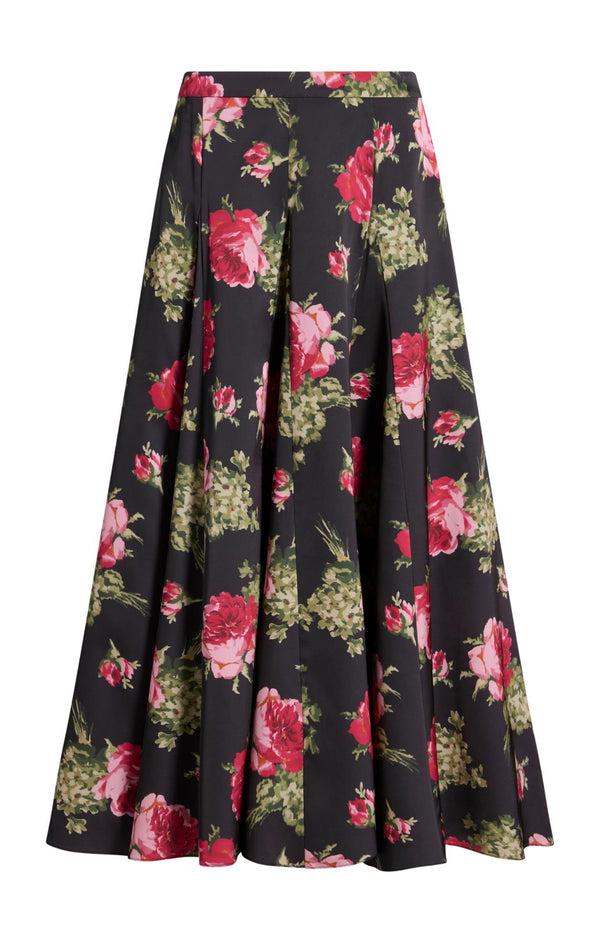 sept cinq Baroque Roses Hilda Skirt Skirt