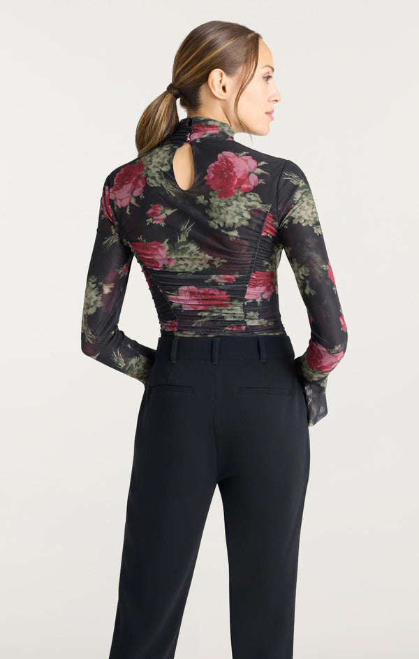 Sept Cinq Baroque Roses Lucy Top Woven Tops