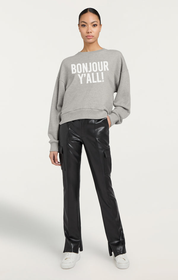 Sept Cinq Bonjour Y'all Brandy Pullover Pullovers