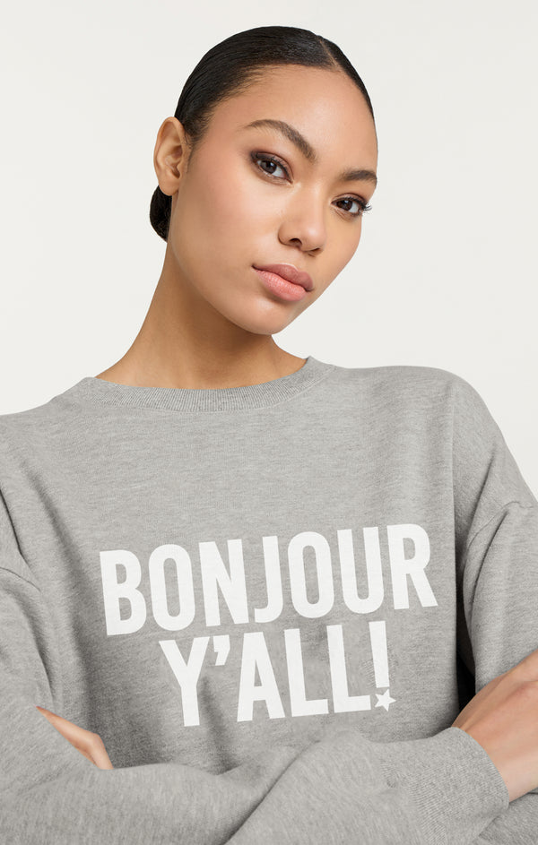 Sept Cinq Bonjour Y'all Brandy Pullover Pullovers