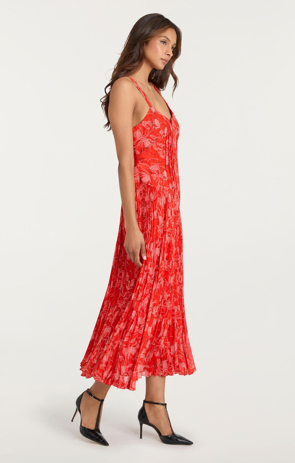 Sept Cinq Botanical Floral Pascual Dress Dress