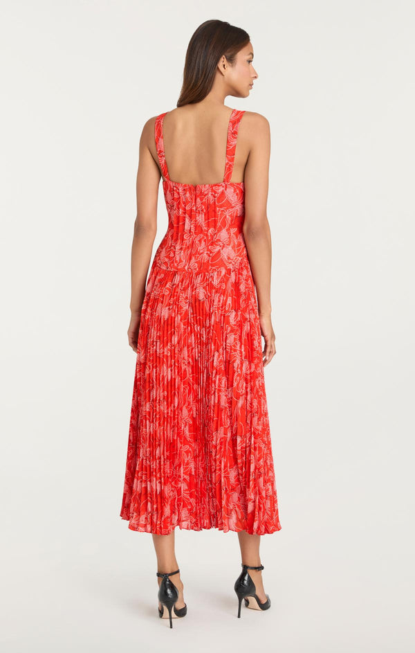 Sept Cinq Botanical Floral Pascual Dress Dress