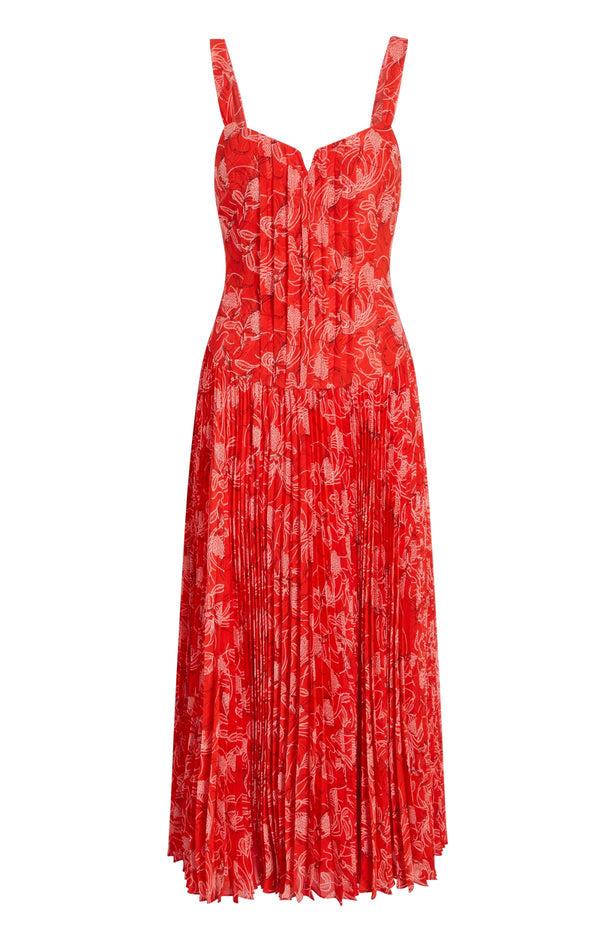 sept cinq Botanical Floral Pascual Dress Dress