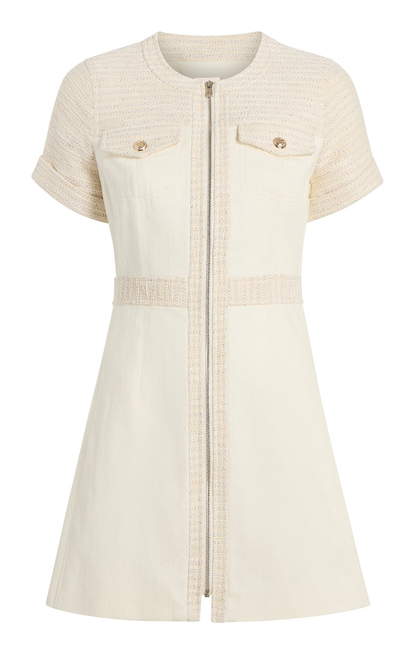 sept cinq Braided Tweed Layla Jean Dress Dress