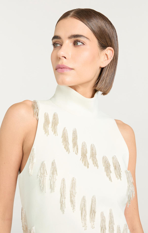 Sept Cinq Cascade Bugle Micky Dress Dress