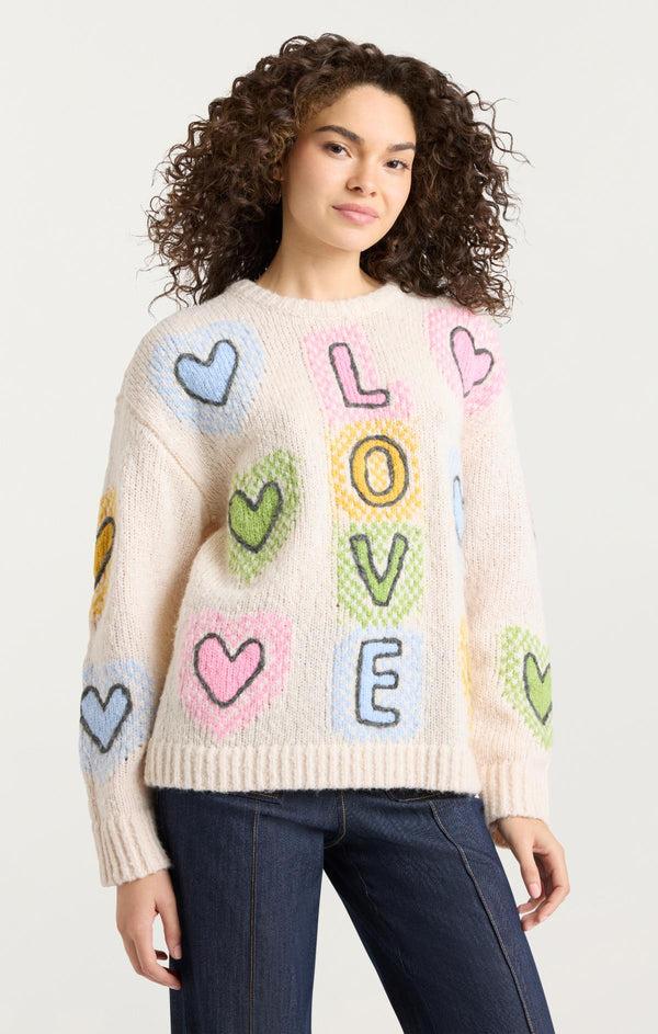 Sept Cinq Chunky Love Pullover Sweater Knits