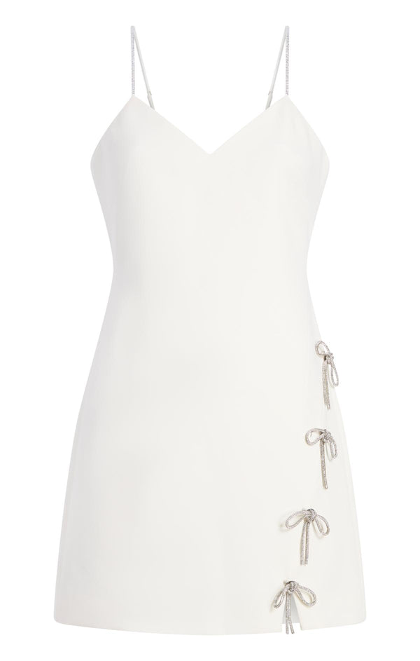 sept cinq Corded Rhinestone Bow Rella Dress Dress