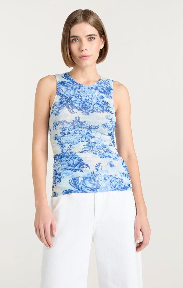 Sept Cinq Costal Bouquet Dasha Top Knit Top