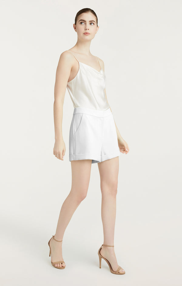 Sept Cinq Crepe Elaine Short Shorts