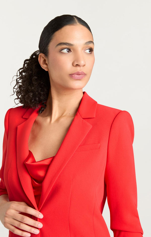 Sept Cinq Crepe Khloe Blazer Jacket