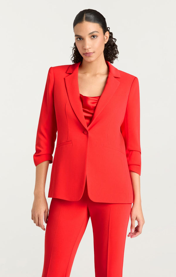 Sept Cinq Crepe Khloe Blazer Jacket