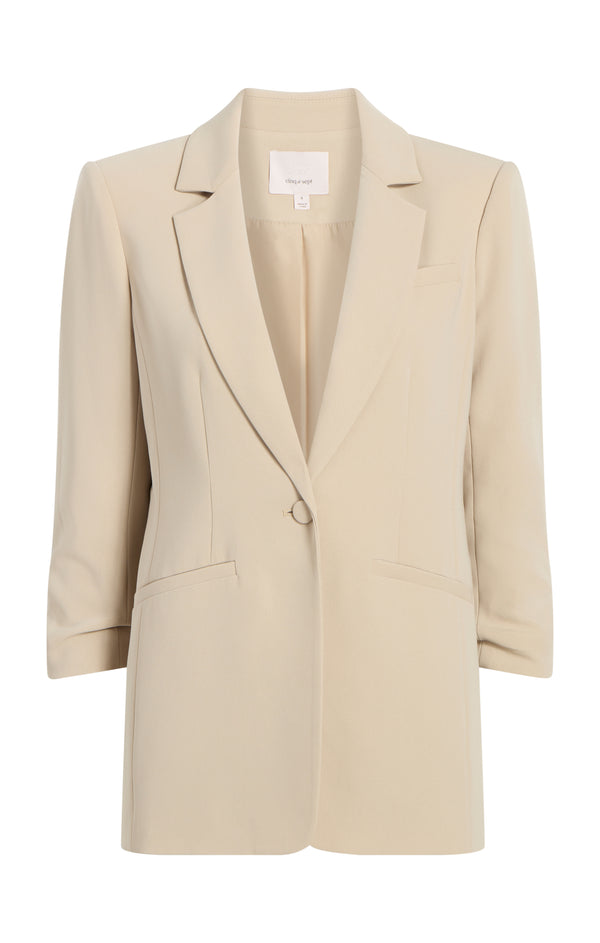 sept cinq Crepe Khloe Blazer Jackets