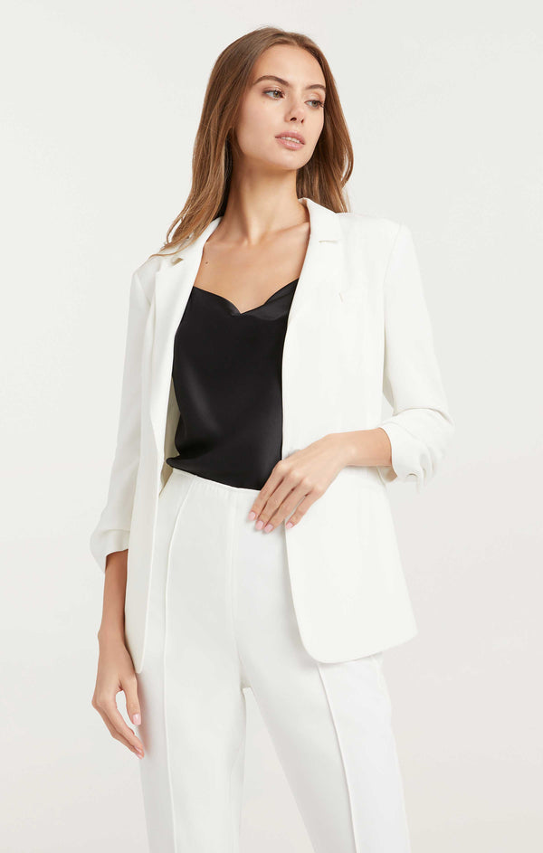 Sept Cinq Crepe Khloe Blazer Jackets