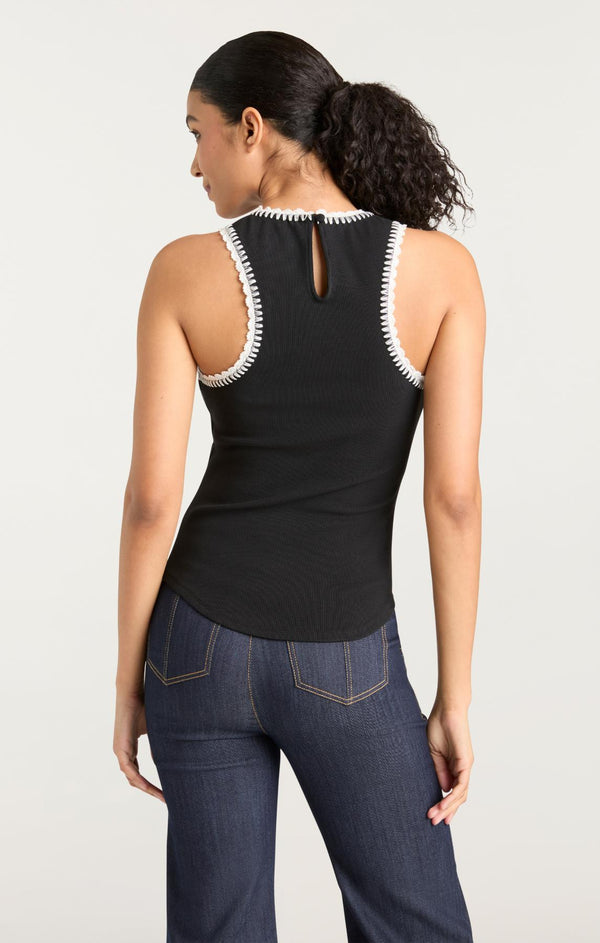 Sept Cinq Crochet Lizzie Tank Knit Top