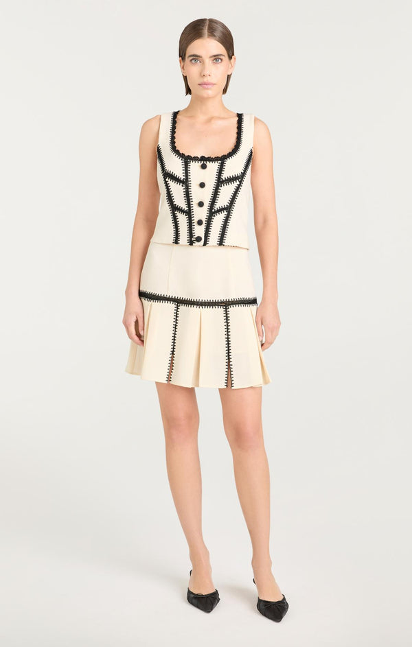 Sept Cinq Crochet Sinclaire Skirt Skirt