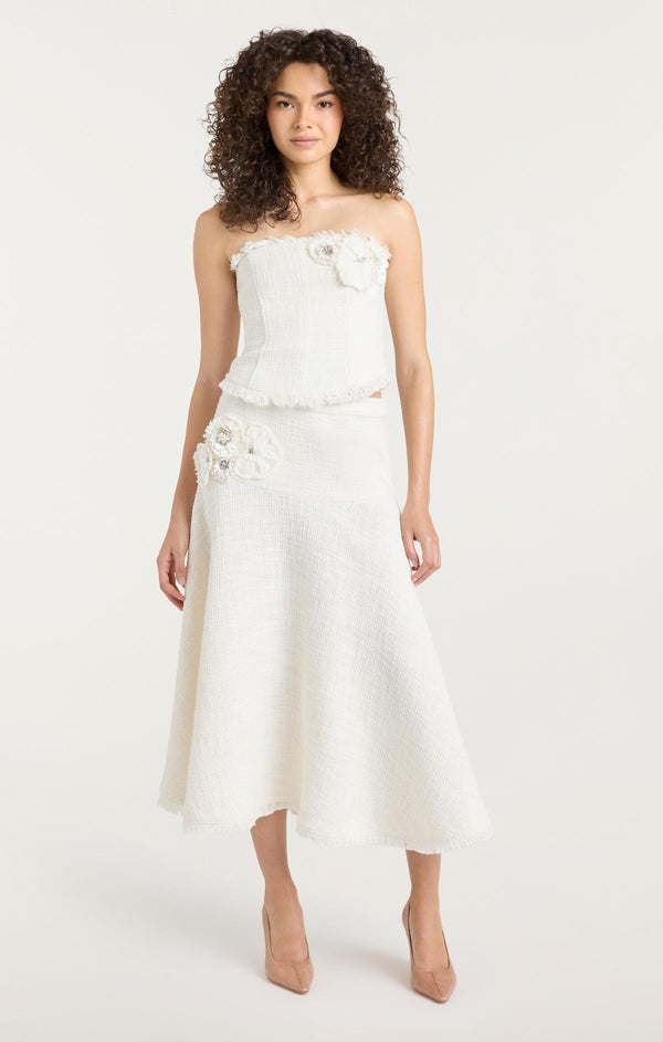 Sept Cinq Crunchy Flower Henriette Skirt Skirt