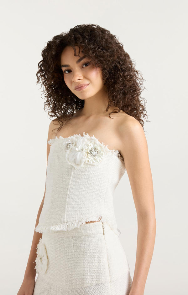 Sept Cinq Crunchy Flower Henriette Top Woven Tops