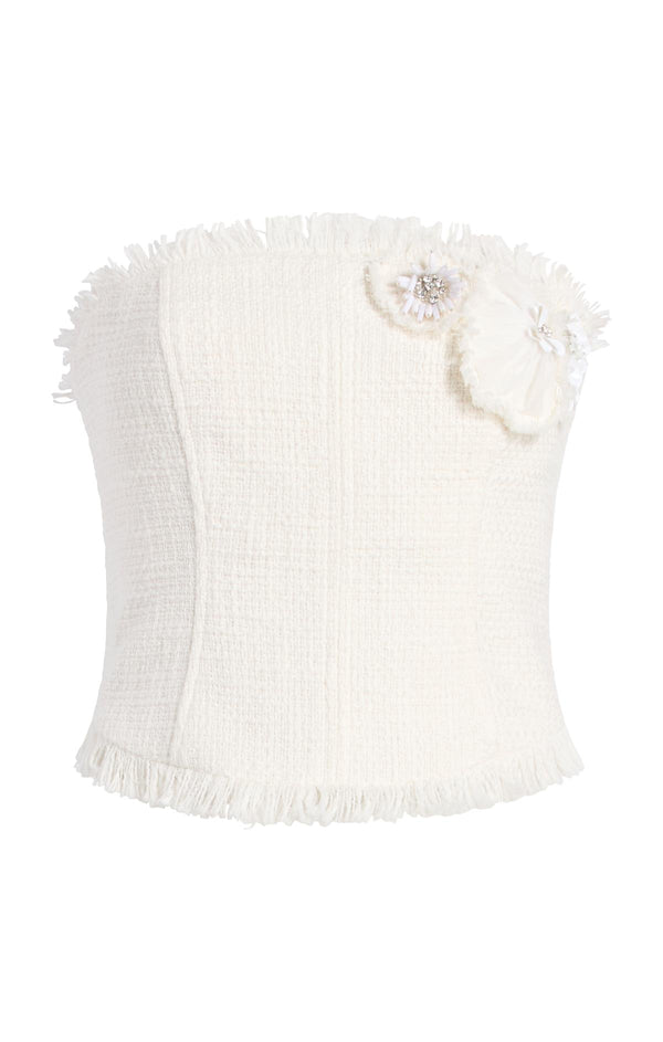 sept cinq Crunchy Flower Henriette Top Woven Tops