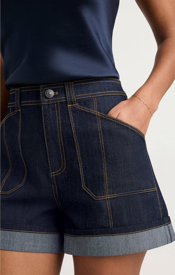 Sept Cinq Cuffed Benji Jean Short Short