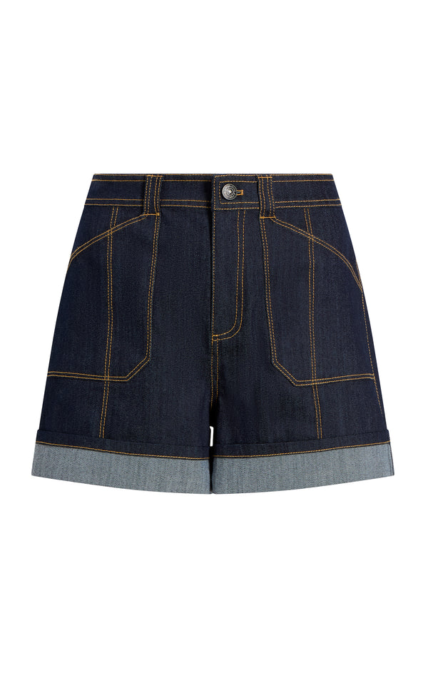 sept cinq Cuffed Benji Jean Short Short