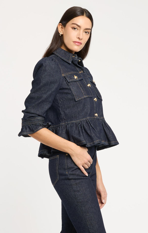 Sept Cinq Delanie Jean Jacket Jacket