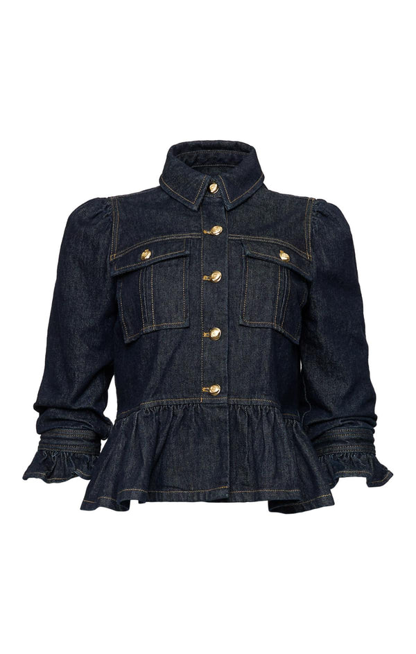 sept cinq Delanie Jean Jacket Jacket
