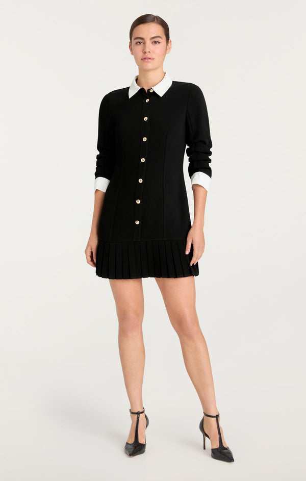 Sept Cinq Drapey Crepe Lucilla Dress Dress