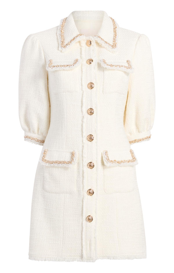 sept cinq Encrusted Braid Nyx Dress Dress