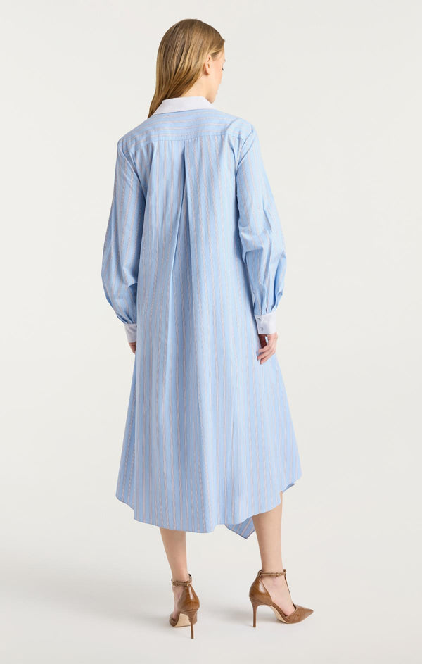 Sept Cinq Evie Stripe Viviette Dress Dress