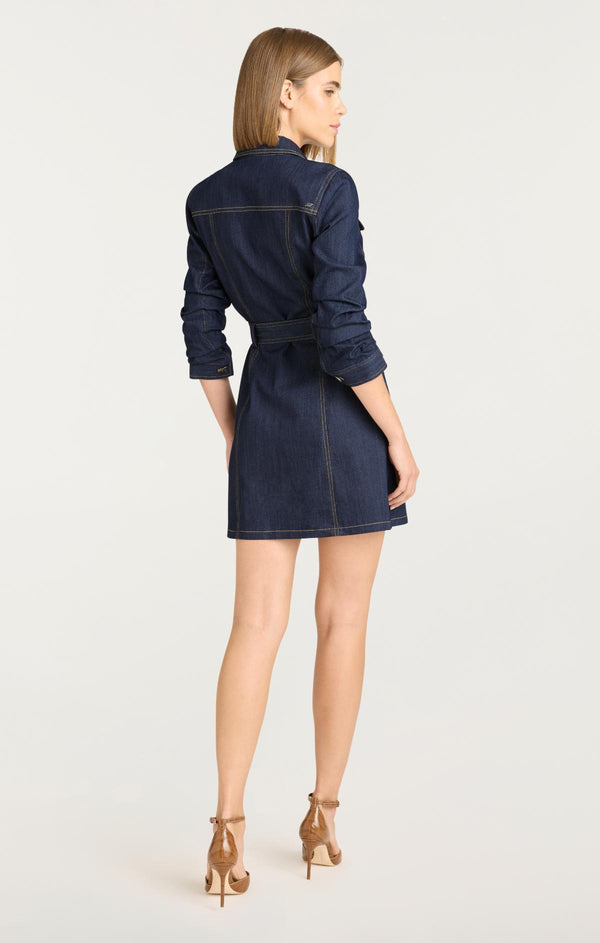 Sept Cinq Fauna Jean Dress Dress