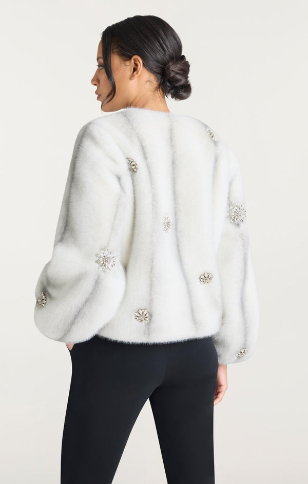 Sept Cinq Faux Mink Benson Coat Coat